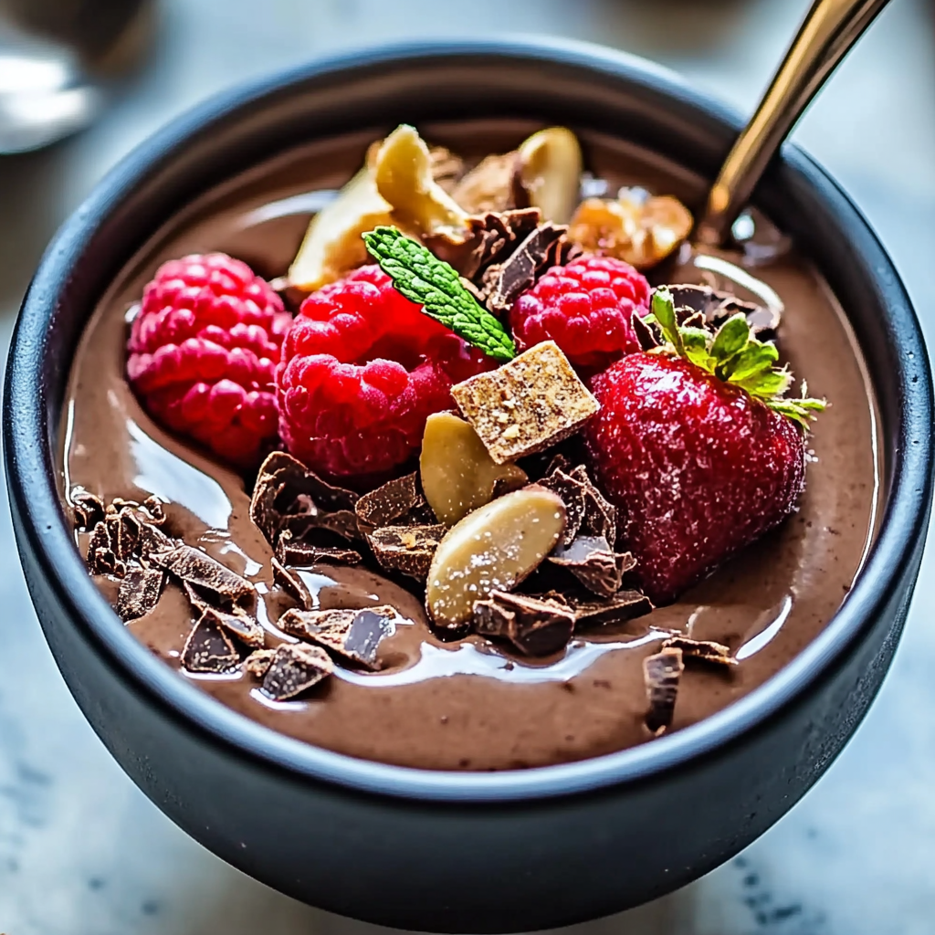 Recipe preparation for Chocolate Protein Pudding