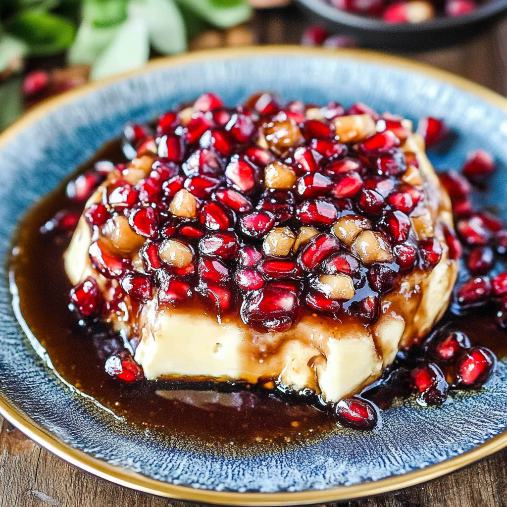 Recipe preparation for Festive Pomegranate Brie Bake