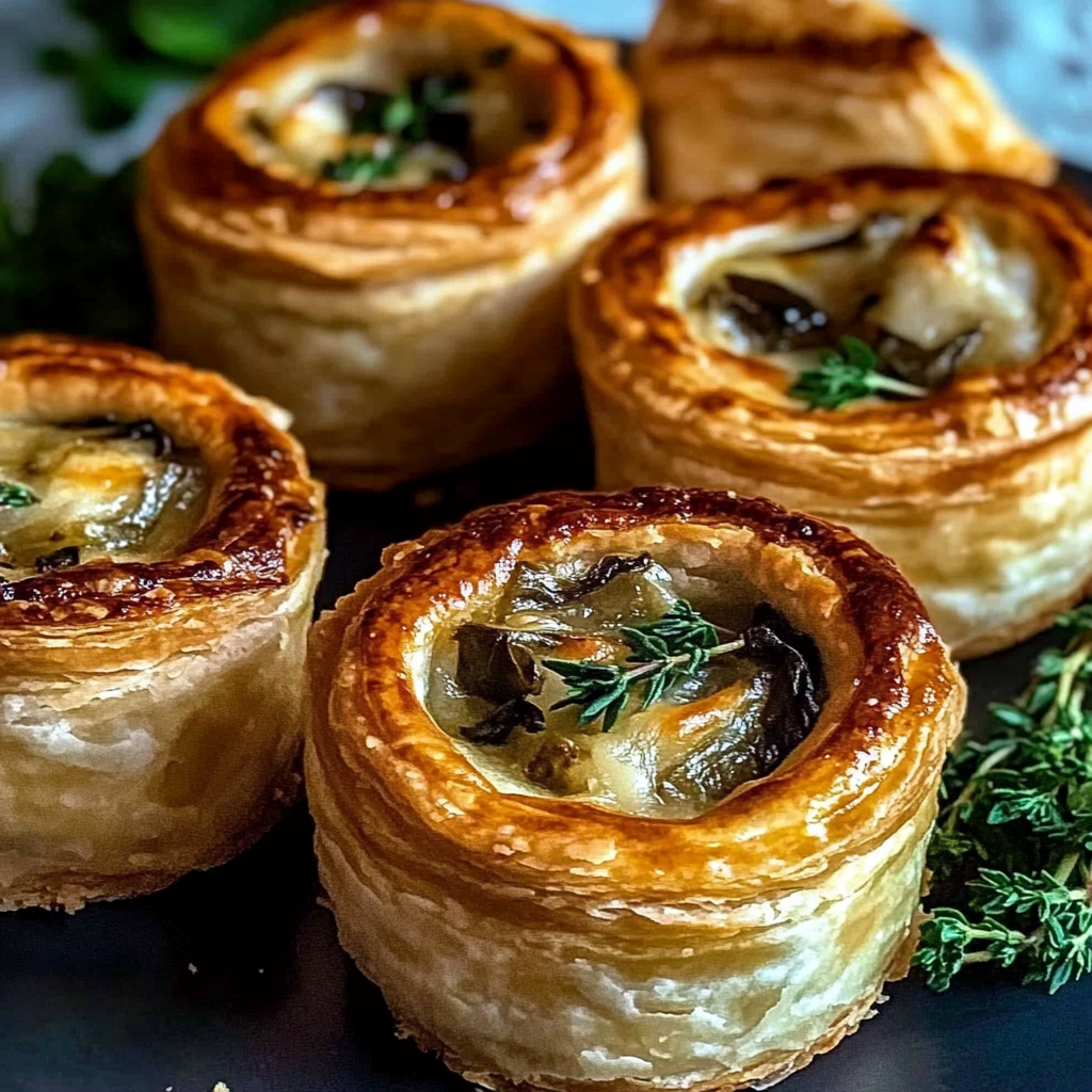 Recipe preparation for Mini Sage & Gruyère Star Tarts