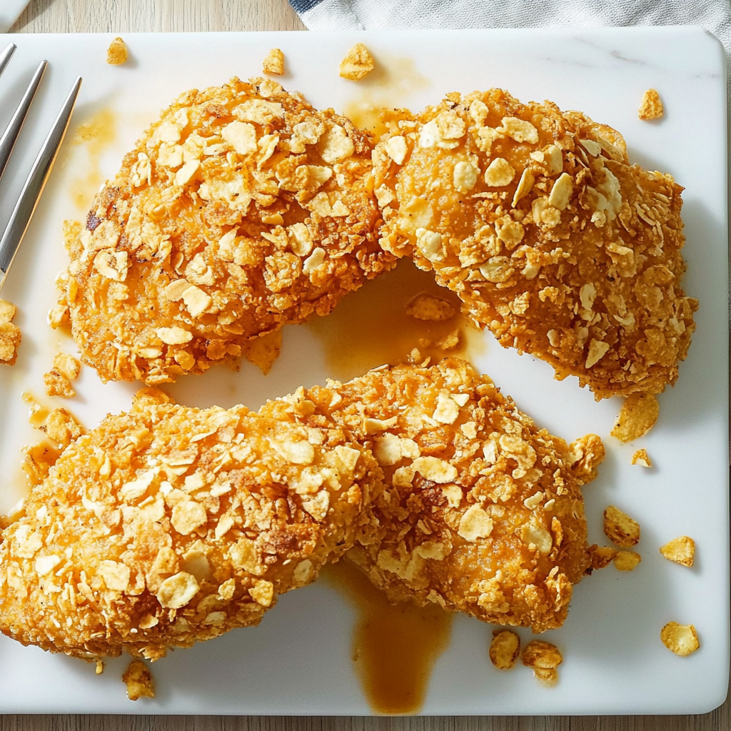 Recipe preparation for Potato Chip Chicken