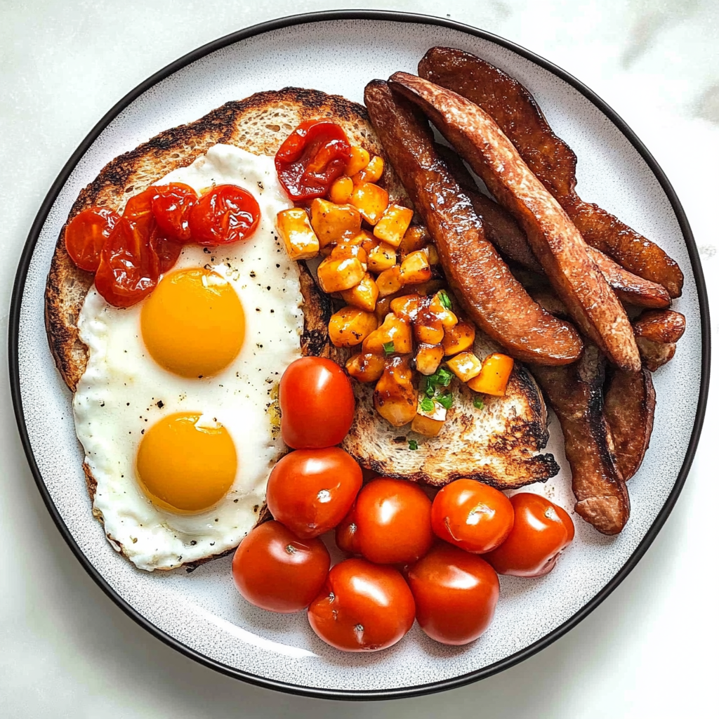 Recipe preparation for Full English Fry-Up