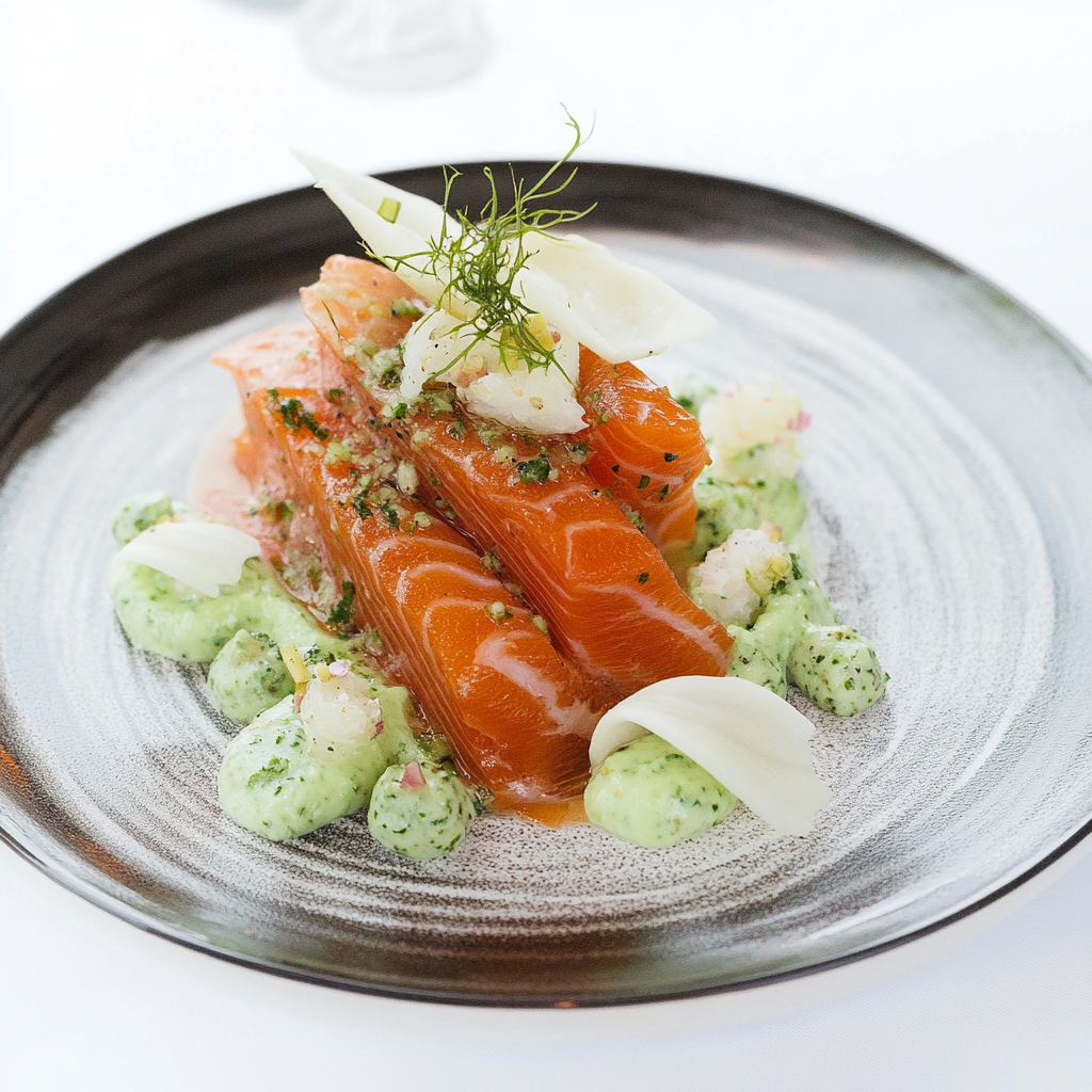 Recipe preparation for Whisky-Cured Gravadlax