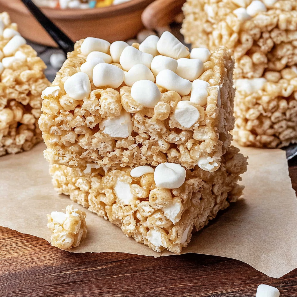 Recipe preparation for Brown Butter Rice Krispie Marshmallow Treats
