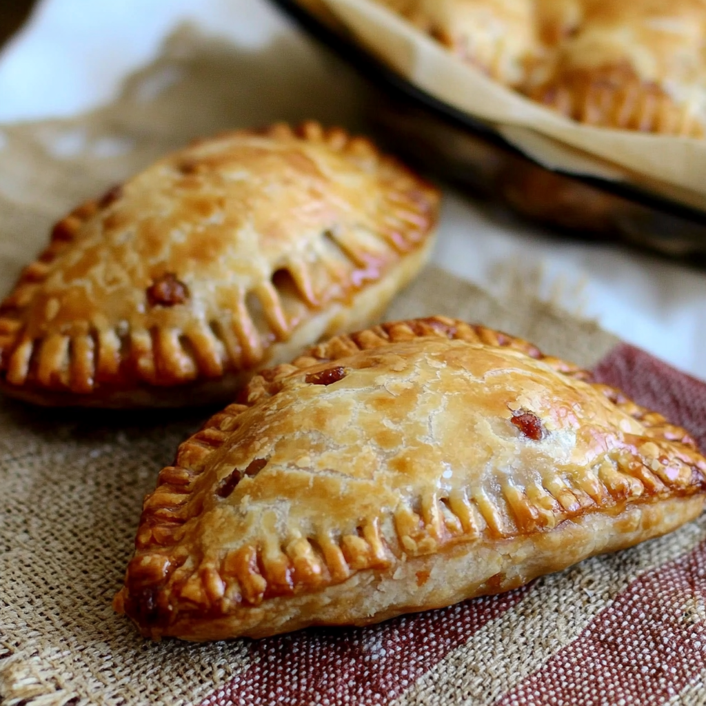 Recipe preparation for Apple Cheddar Hand Pies