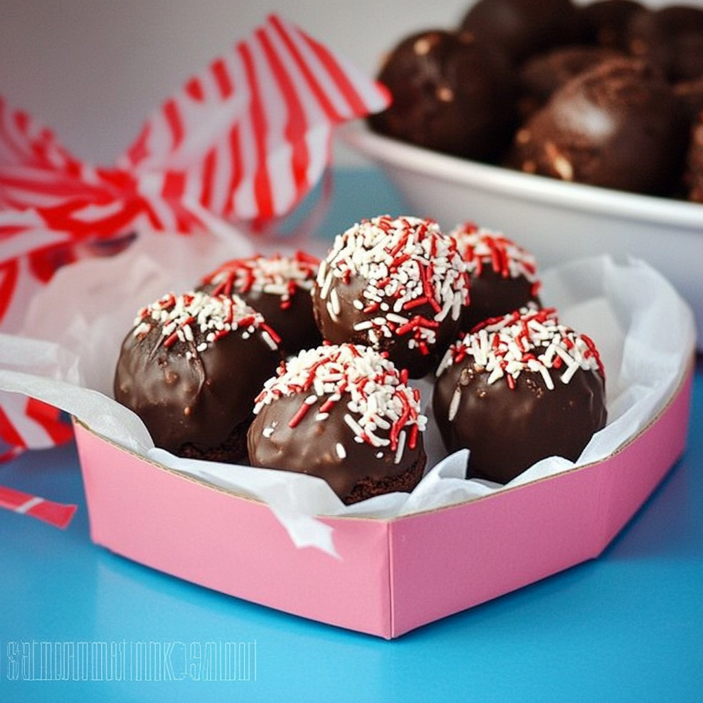 Recipe preparation for Hot Cocoa Truffle Balls