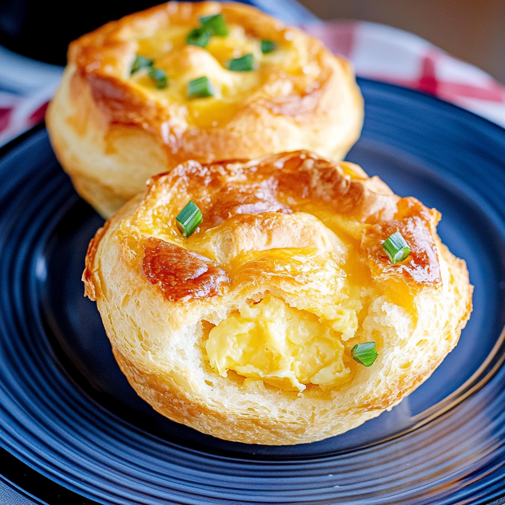 Recipe preparation for Christmas Morning Biscuit Egg Cups