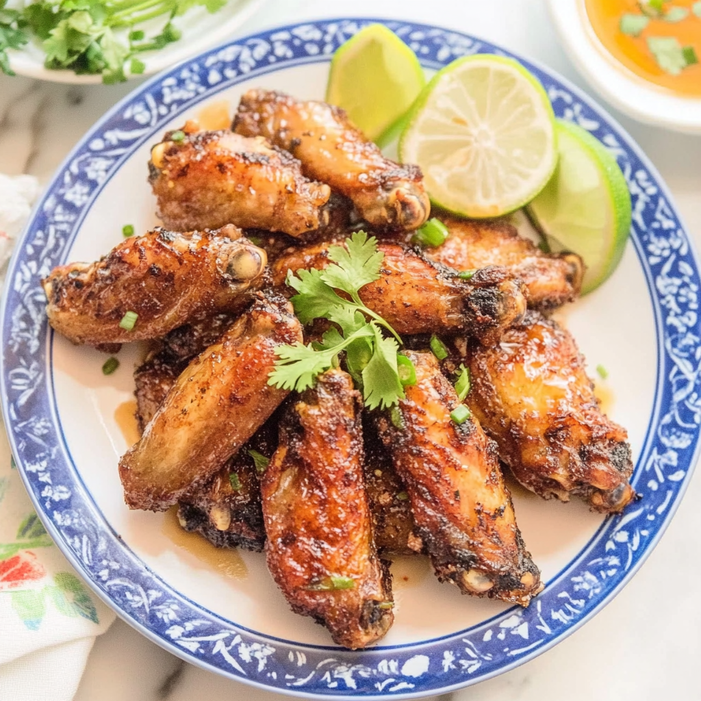 Recipe preparation for Lemongrass Chicken Wings