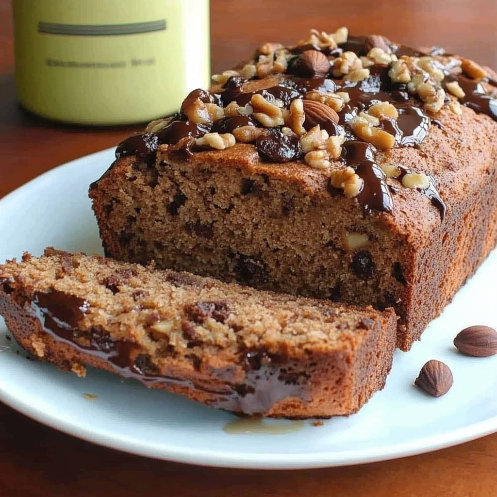 Recipe preparation for Chocolate Hazelnut Bread Bake