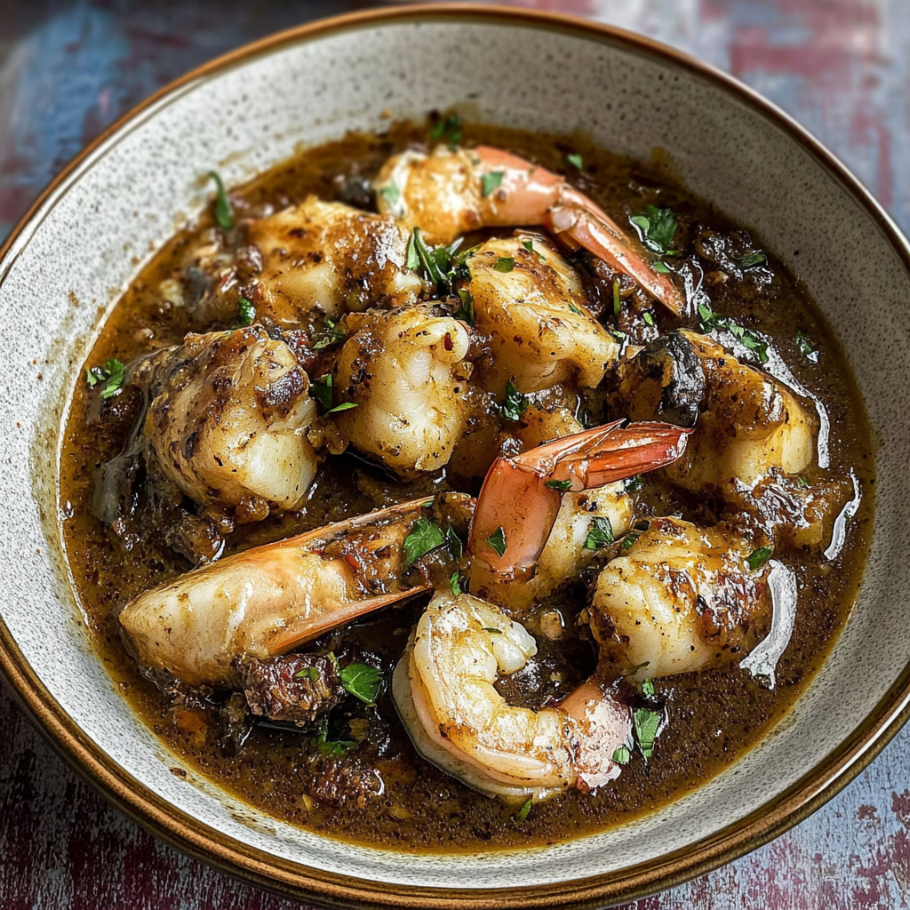 Recipe preparation for Seafood Gumbo
