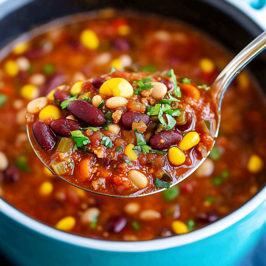 Recipe preparation for Smoky Kidney Bean Chili