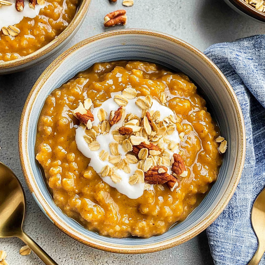 Recipe preparation for Pumpkin Oatmeal